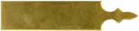 Fleur-de-Lis Toeplate, brass
